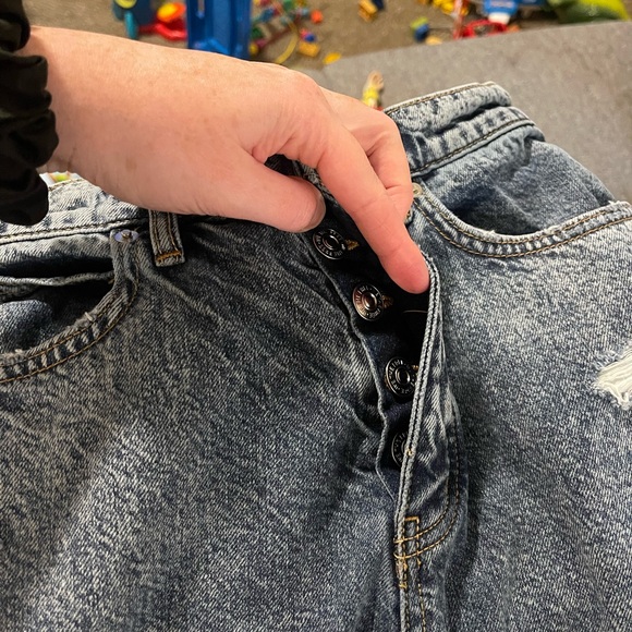 Free People x We The Free Curvy Georgine Mom Jean - Picture 9 of 10